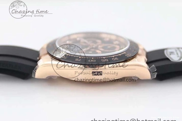 Good Copy Rolex Watches Strap TWF 904L 2416 Diamonds RG on 116515 A  Steel Best HighQuality RG Black Dial Daytona Edition Oysterflex 1:1 0114